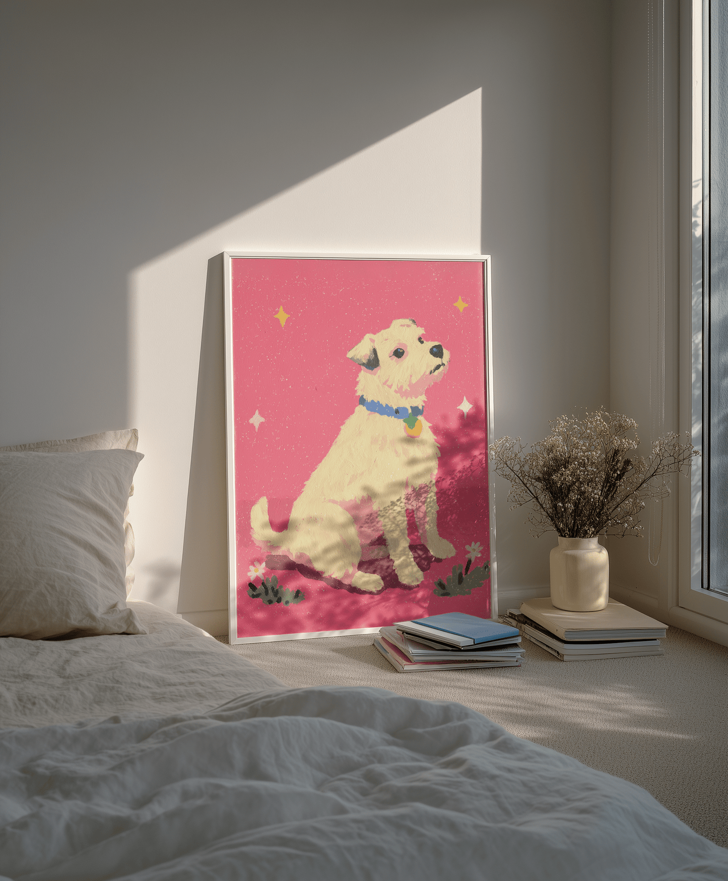 Border Terrier Wall Art | Personalised Dog Breed Poster