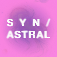 Text 'SYN ASTRAL' on a pink and purple gradient background